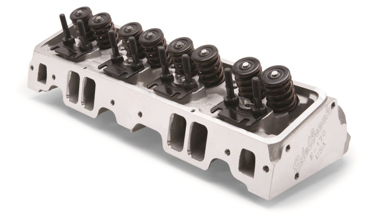 Edelbrock Cylinder Head SBC Performer RPM 23 Deg 170cc Intake 60cc Chamber Flat Tappet Cam Complete - 61019
