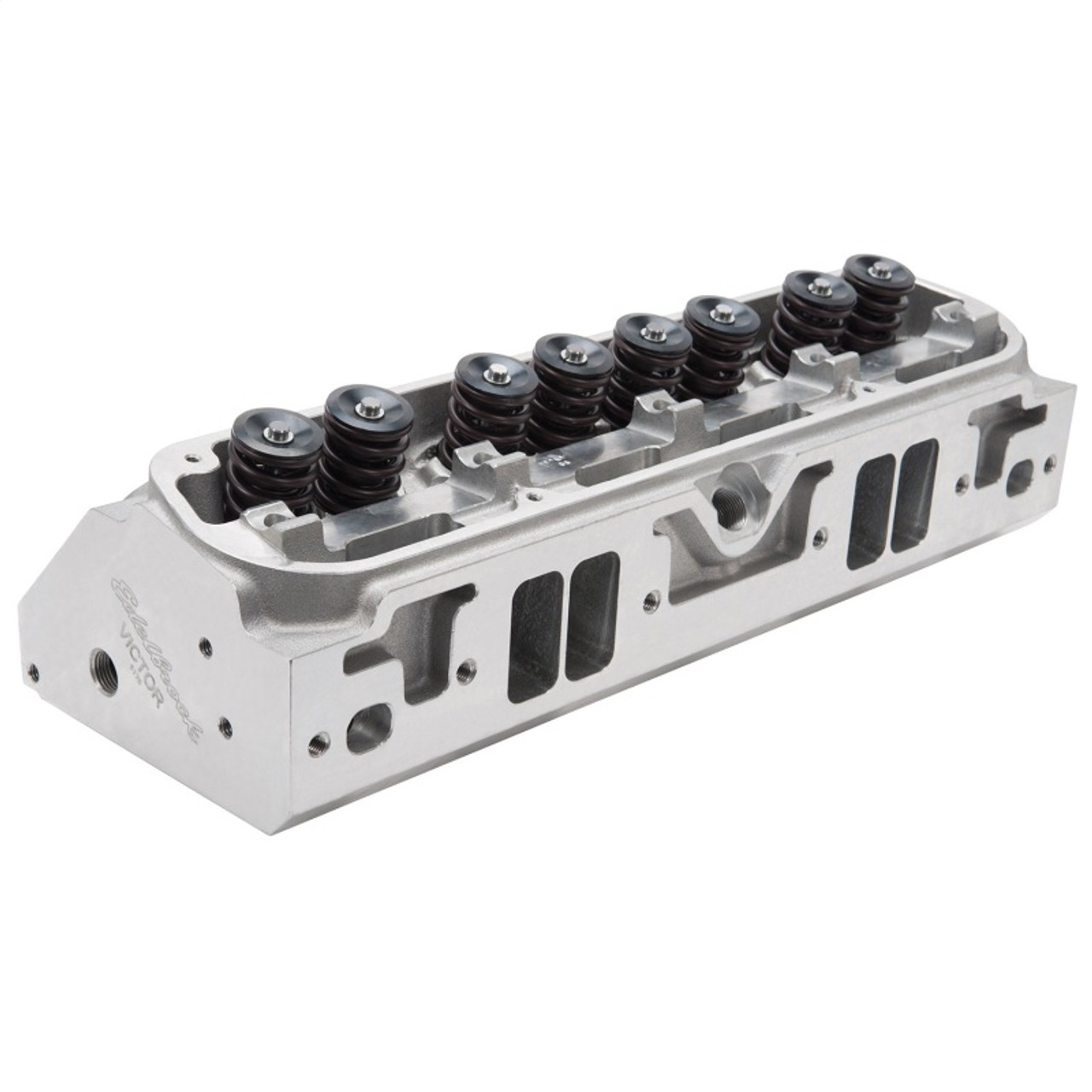 Edelbrock Cylinder Head SB Chrysler Victor In-Line 16 Complete w/ Solid Roller Springs - 61729