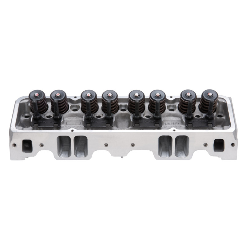 Edelbrock Cylinder Head SBC E-Cnc 185 64cc Straight Plug for Hydraulic Roller Cam Complete - 79895