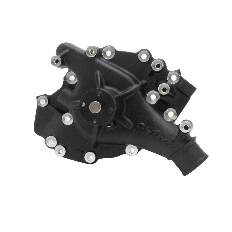 Edelbrock Water Pump High Performance Ford 1970-92 429/460 CI V8 Standard Length Black Finish - 88663