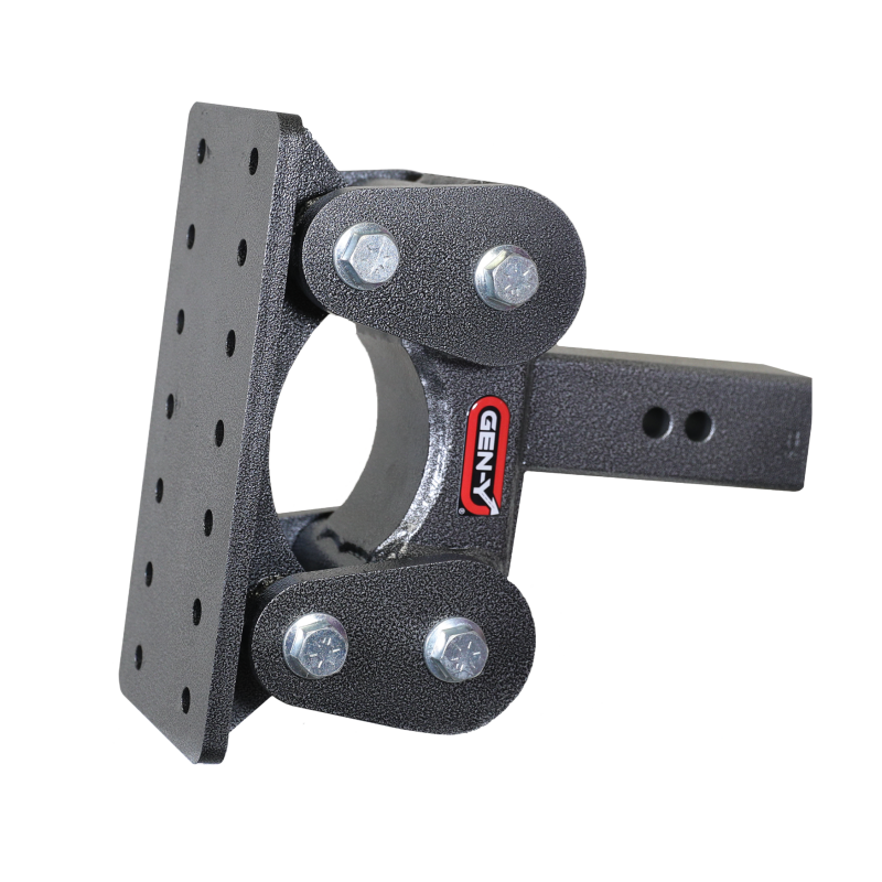Gen-Y The Boss Torsion-Flex Pintle Plate 2.5in Shank 5.5in Drop 1.7K TW 16K Hitch - GH-1101