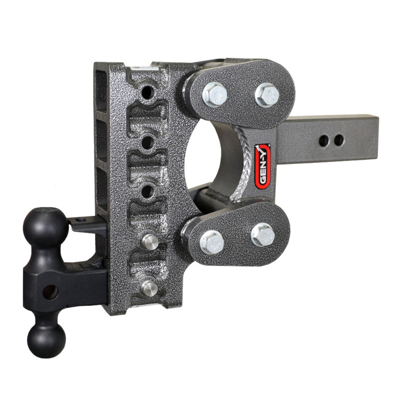 Gen-Y The Boss Torsion-Flex 2.5in Shank 7.5in Drop 16K Hitch w/GH-051 Dual-Ball/GH-032 Pintle Lock - GH-1125