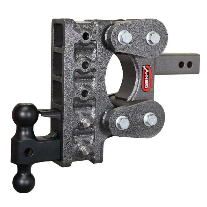 Gen-Y The Boss Torsion-Flex 2in Shank 7.5in Drop 16K Hitch w/GH-051 Dual-Ball/GH-032 Pintle Lock - GH-1225