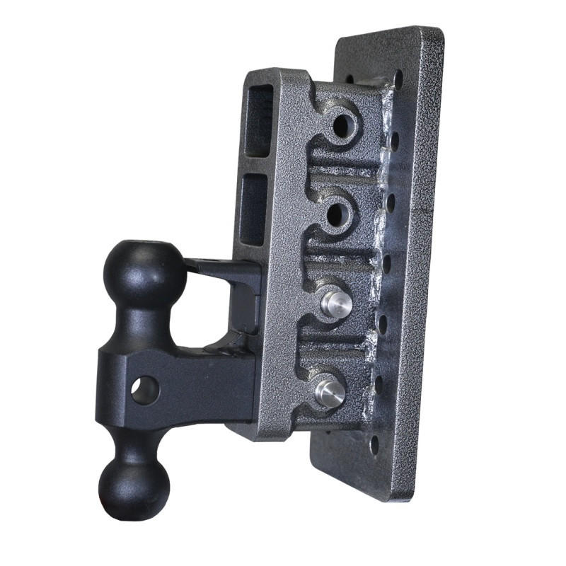 Gen-Y Mega Duty 2in Bolt-On 7.5in Drop 2K TW 16K Hitch w/GH-051 Dual-Ball/GH-032 Pintle Lock - GH-124