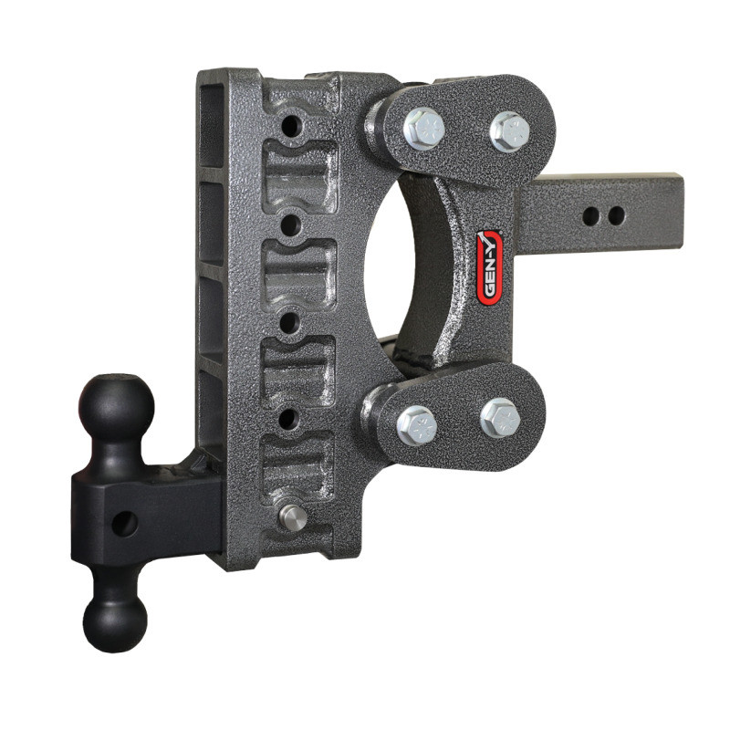 Gen-Y The Boss Torsion-Flex 2.5in Shank 9in Drop 2.4K TW 21K Hitch w/GH-061 Dual-Ball - GH-1315