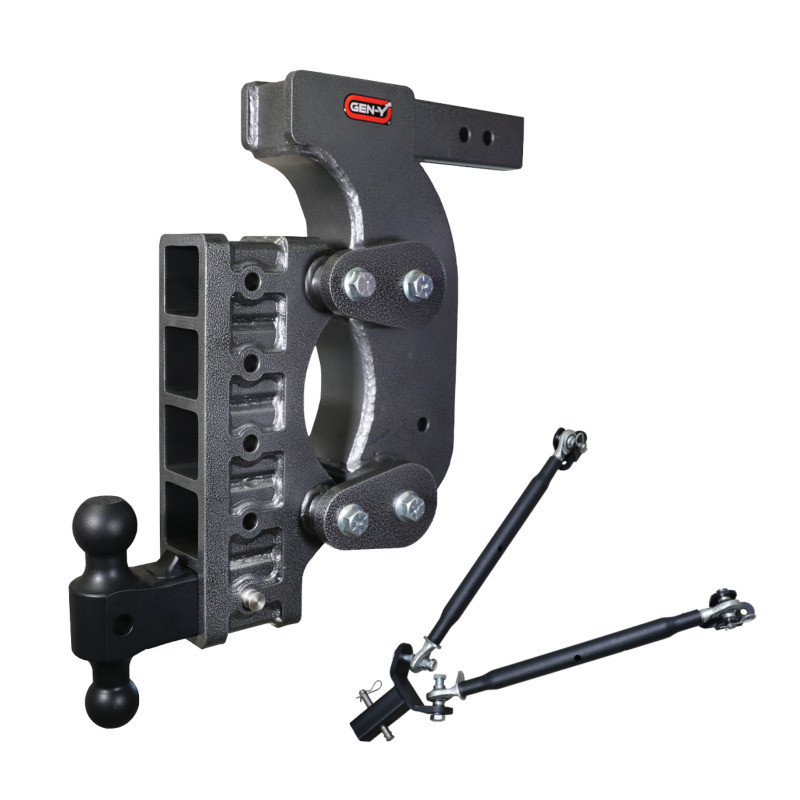 Gen-Y The Boss Torsion-Flex 2.5in Receiver 18in Drop Hitch w/GH-061 Dual-Ball/Stabilizer Kit - GH-1515