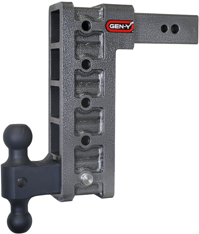 Gen-Y Mega Duty 2.5in Shank 12in Drop 3.5K TW 32K Hitch w/GH-0161 Dual-Ball - GH-1615