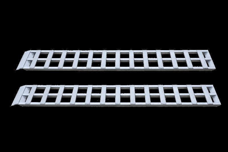 Gen-Y Lightweight 6.5ft Aluminum Loading Ramps 12in x 78in 600lb Capacity Per Ramp - Pair - GH-18078