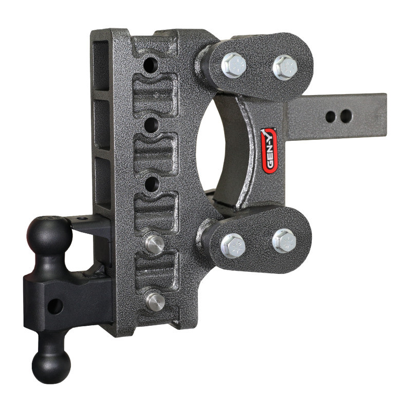 Gen-Y The Boss Torsion-Flex 2.5in Shank 9in Drop 32K Hitch w/GH-0161 Dual-Ball/GH-0162 Pintle Lock - GH-2125