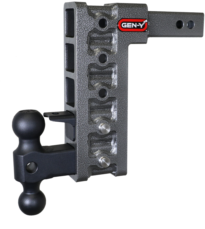 Gen-Y Mega Duty 2in Shank 10in Drop 1.5K TW 10K Hitch w/GH-031 Dual-Ball/GH-032 Pintle Lock - GH-325