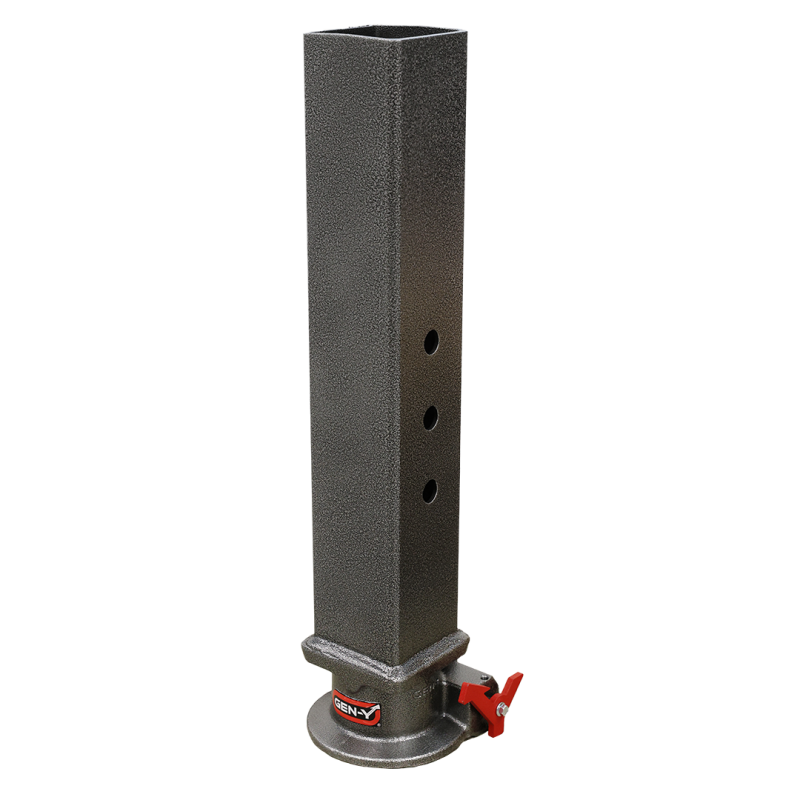 Gen-Y Viking 4in Square Tube Gooseneck Static Hitch w/SnapLatch 2-5/16in Coupler 8.5K TW 30K - GH-7101