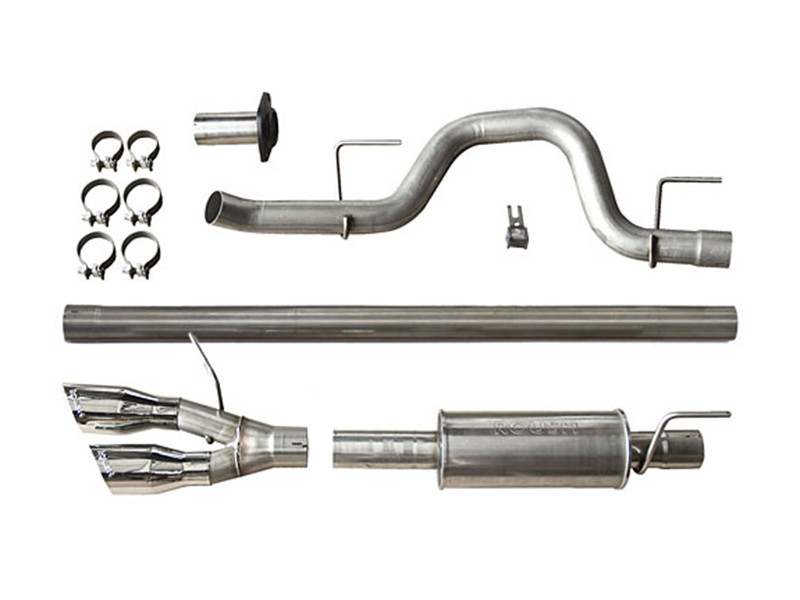 Roush 2011-2014 Ford F-150 3.5L/5.0L/6.2L Side Exit Performance Exhaust System (Incl. SVT Raptor) - 421711