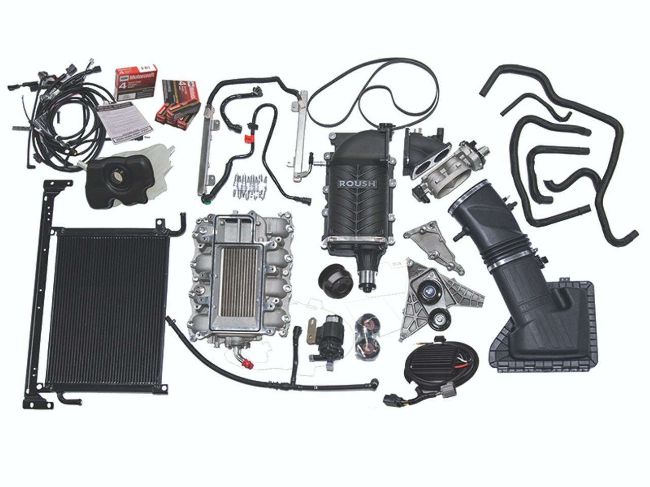 ROUSH 2015-2017 Ford Mustang 5.0L V8 600HP Phase 2 Calibrated Supercharger Kit - 422001