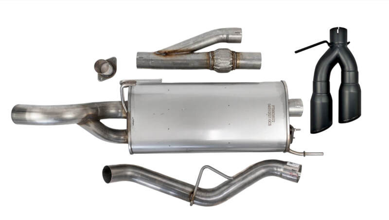 Roush 21-24 Ford F-150 5.0L V8 Side Exit Catback Active Ready Exhaust w/ Black Tips - 422264-BLK Photo - Primary