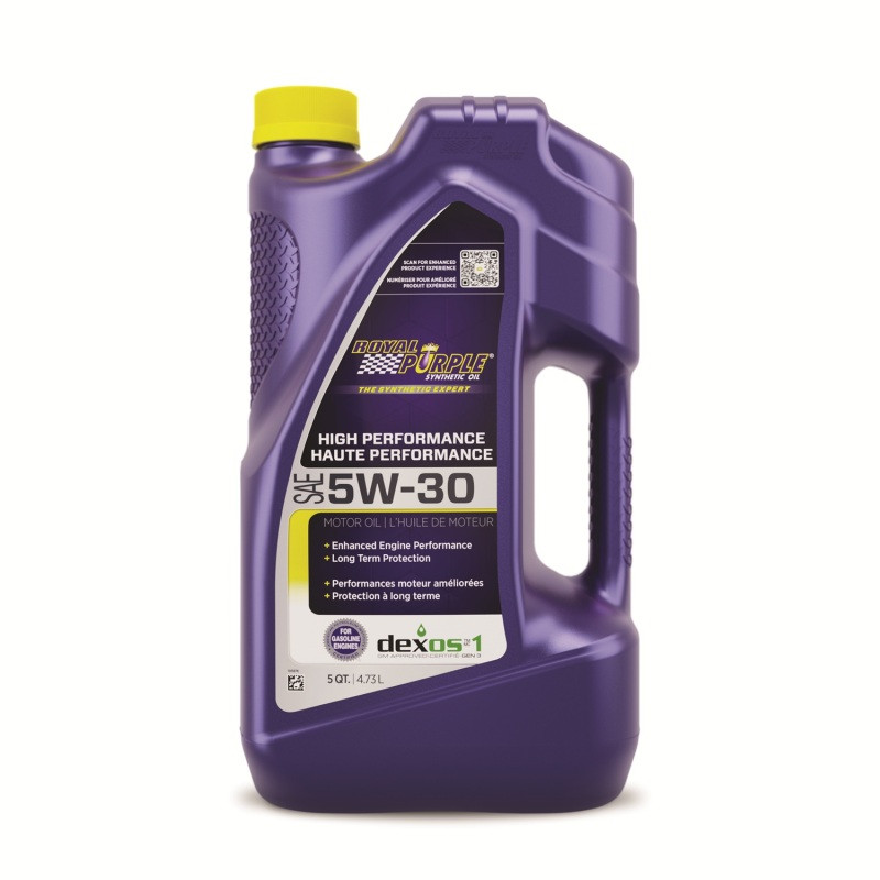 Royal Purple Synthetic High Performance 5W-30 Motor Oil (Canada) - 5 Quart - 23530