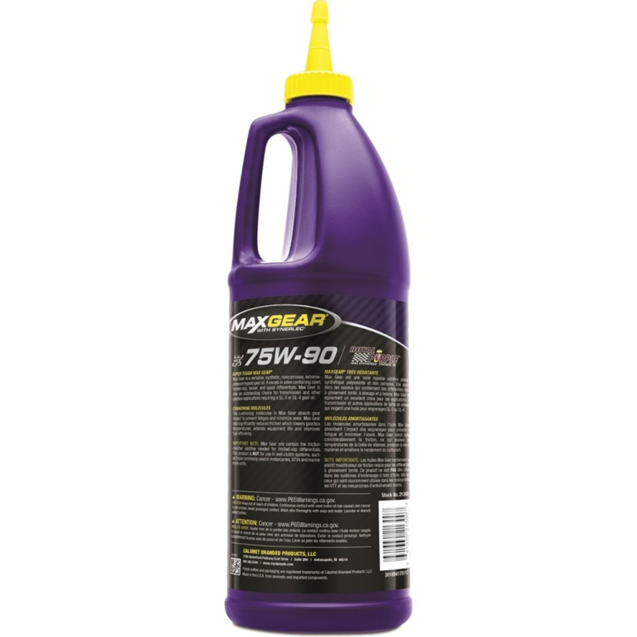 Royal Purple Max Gear Synthetic 75W-90 Gear Oil (Canada) - 1 Quart - 26300