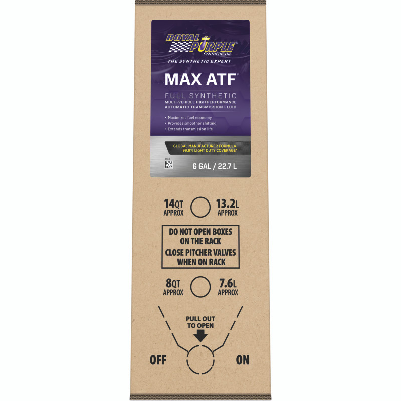 Royal Purple Max ATF Automatic Transmission Fluid - 6 Gallon Bag-In-Box - 61320