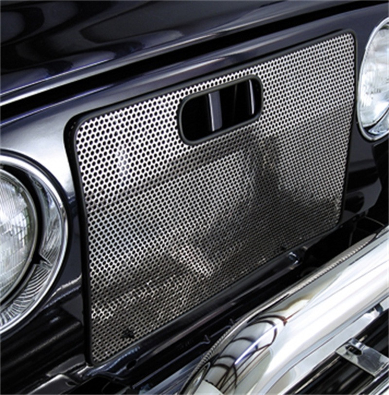 Rugged Ridge 97-06 Jeep Wrangler Stainless Steel Radiator Bug Shield - 11106.03