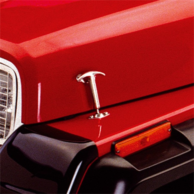 Rugged Ridge 41-95 Jeep CJ / Jeep Wrangler Hood Catch Kit Stainless - 11116.01