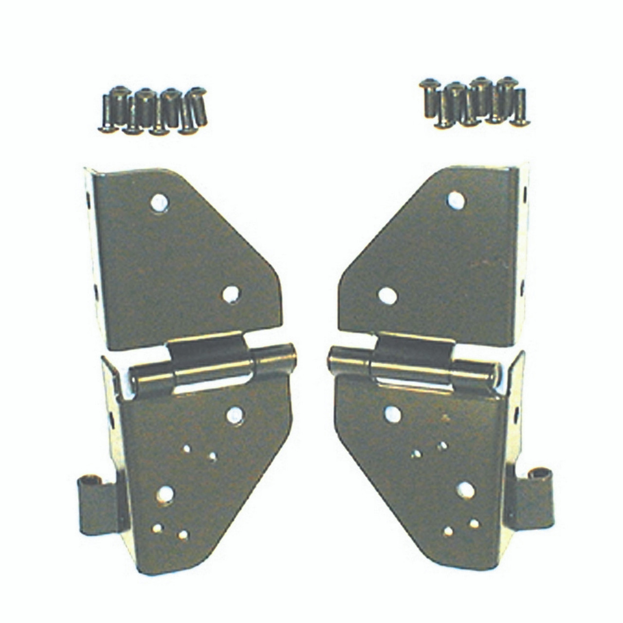 Rugged Ridge 76-86 Jeep CJ / 87-95 Jeep Wrangler YJ Black Windshield Hinges - 11209.01