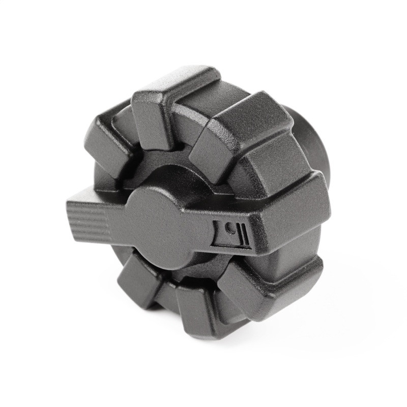 Rugged Ridge 01-19 Jeep Wrangler TJ/LJ/JK/JL Black Elite Aluminum Fuel Cap - 11229.10