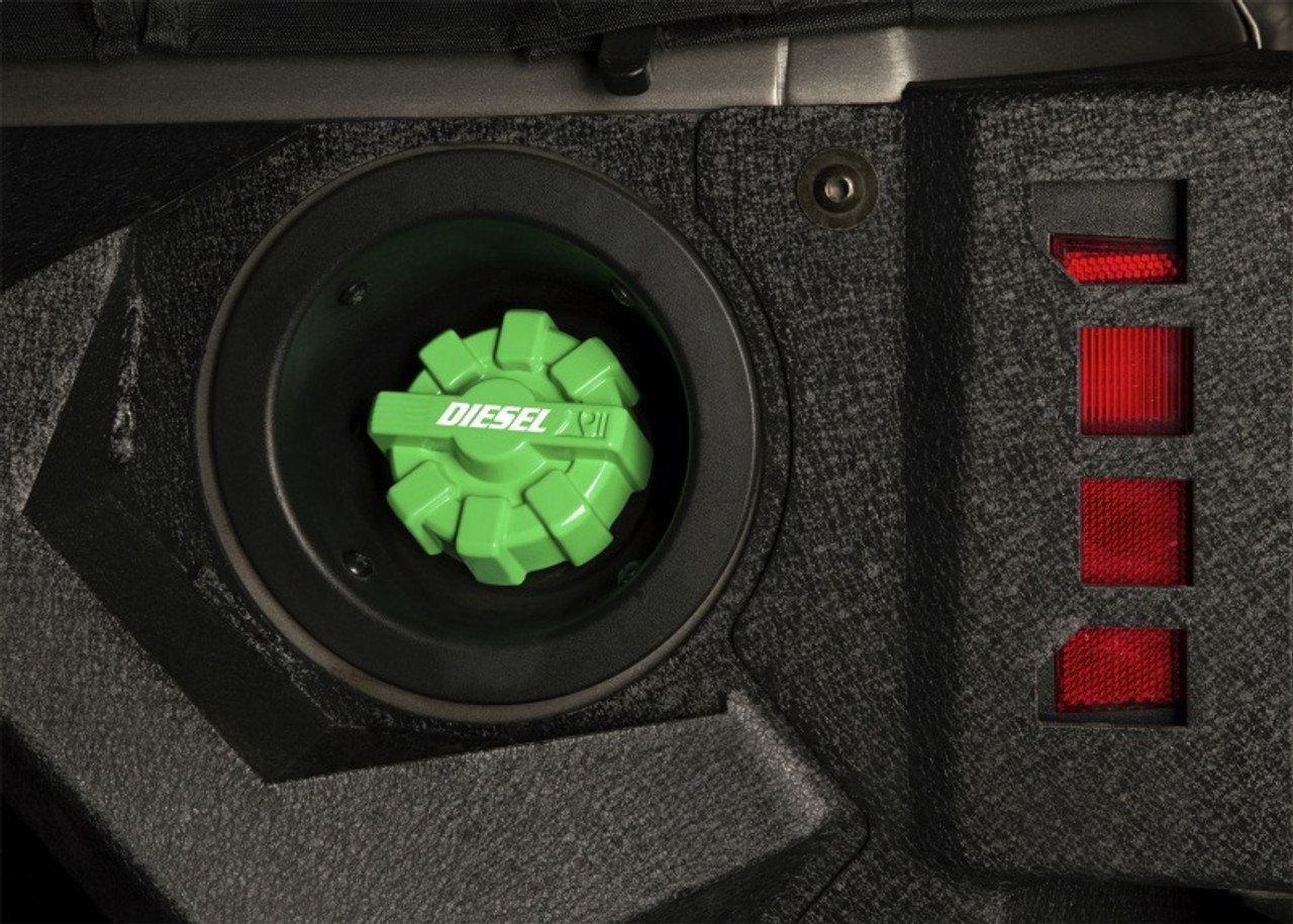 Rugged Ridge 07-20 Jeep Wrangler JK/JL / 2020 Gladiator JT Elite Aluminum Fuel Cap Green - 11229.13