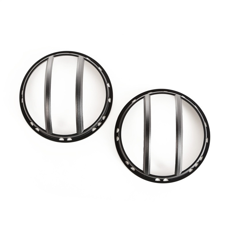 Rugged Ridge 07-18 Jeep Wrangler JK Black Elite Pivotal Headlight Euro Guard - 11230.13