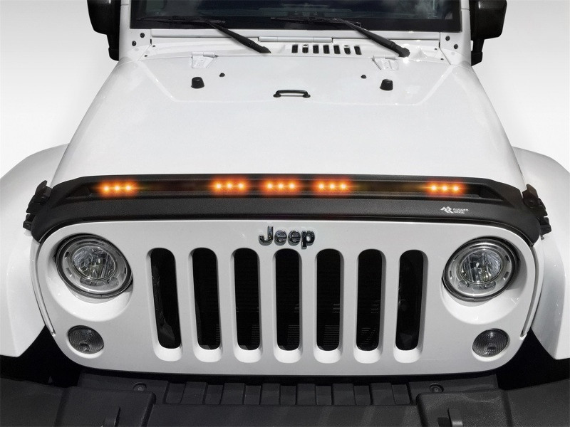 Rugged Ridge 07-18 Jeep Wrangler JK/JKU Lightshield Hood Guard - 11350.31