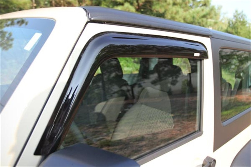 Rugged Ridge Window Rain Deflectors 07-18 Jeep Wrangler JK - 11351.11