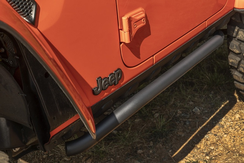 Rugged Ridge RRC Rocker Guards 18-20 Jeep Wrangler JL 2 Door - 11504.37
