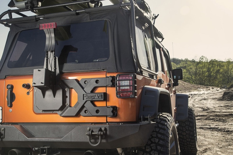 Rugged Ridge Spartacus HD Tire Carrier Kit 07-18 Jeep Wrangler - 11546.50