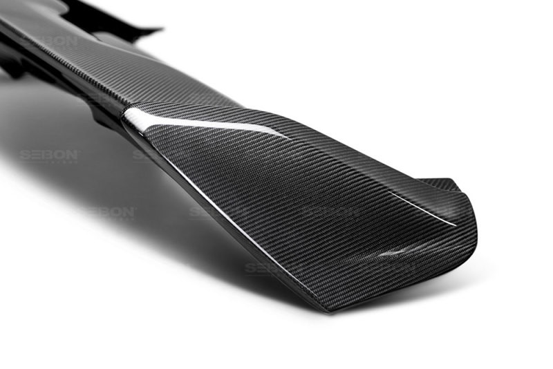 Seibon 2015-2017 Ford Focus ST/RS Hatchback Carbon Fiber Rear Spoiler (3rd Brake Light Not Included) - RS16FDFO