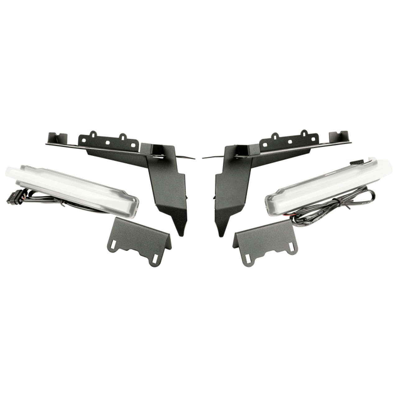 Rugged Ridge Chop Brackets Front Fender 18-21 Jeep Wrangler JL/JT Rubicon w/ DRLs - 11640.96