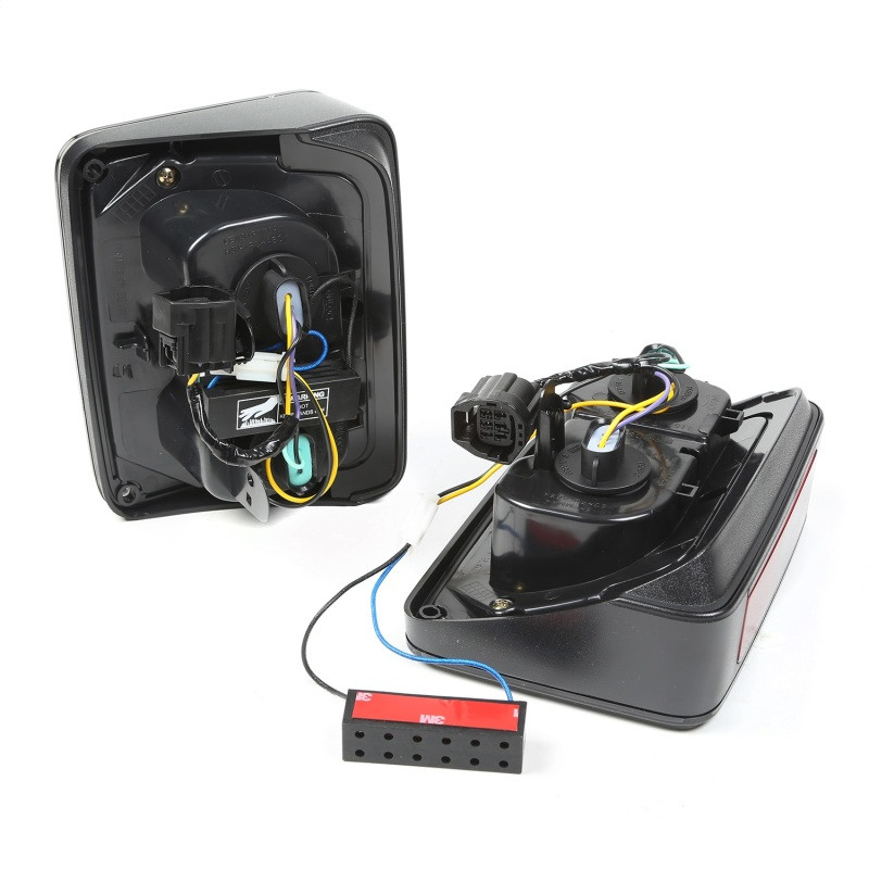 Rugged Ridge Led Tail Light Set Smoke 07-18 Jeep Wrangler - 12403.88