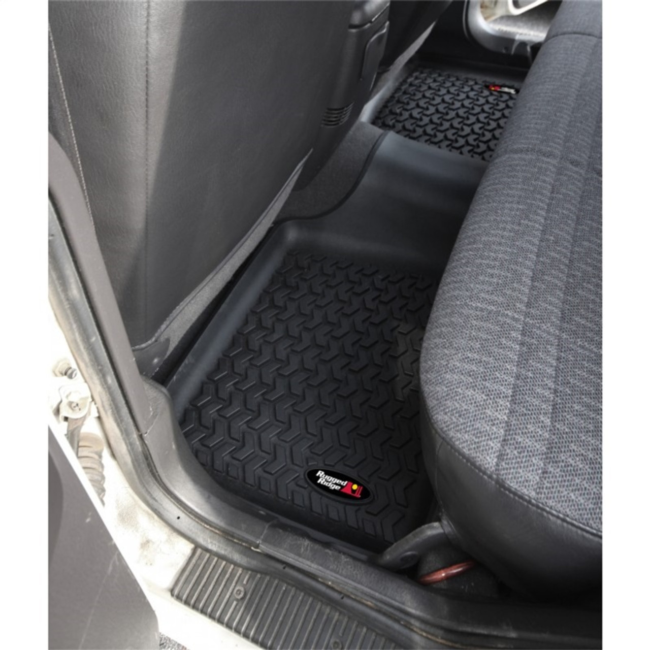 Rugged Ridge Floor Liner Rear Black 1984-2001 Jeep Cherokee XJ - 12950.19