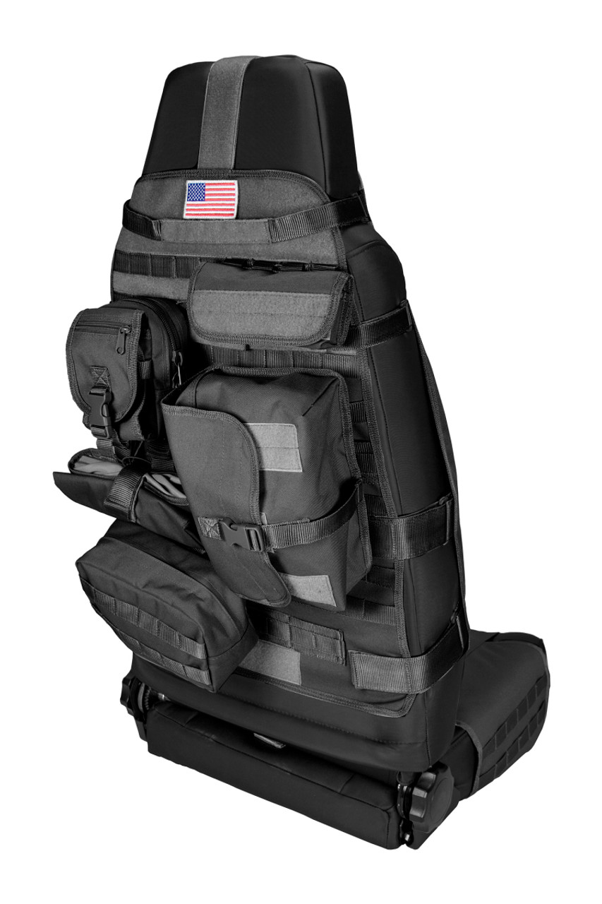 Rugged Ridge Front Cargo Seat Cover Black 76-20 CJ/Jeep Wrangler /JT - 13236.01