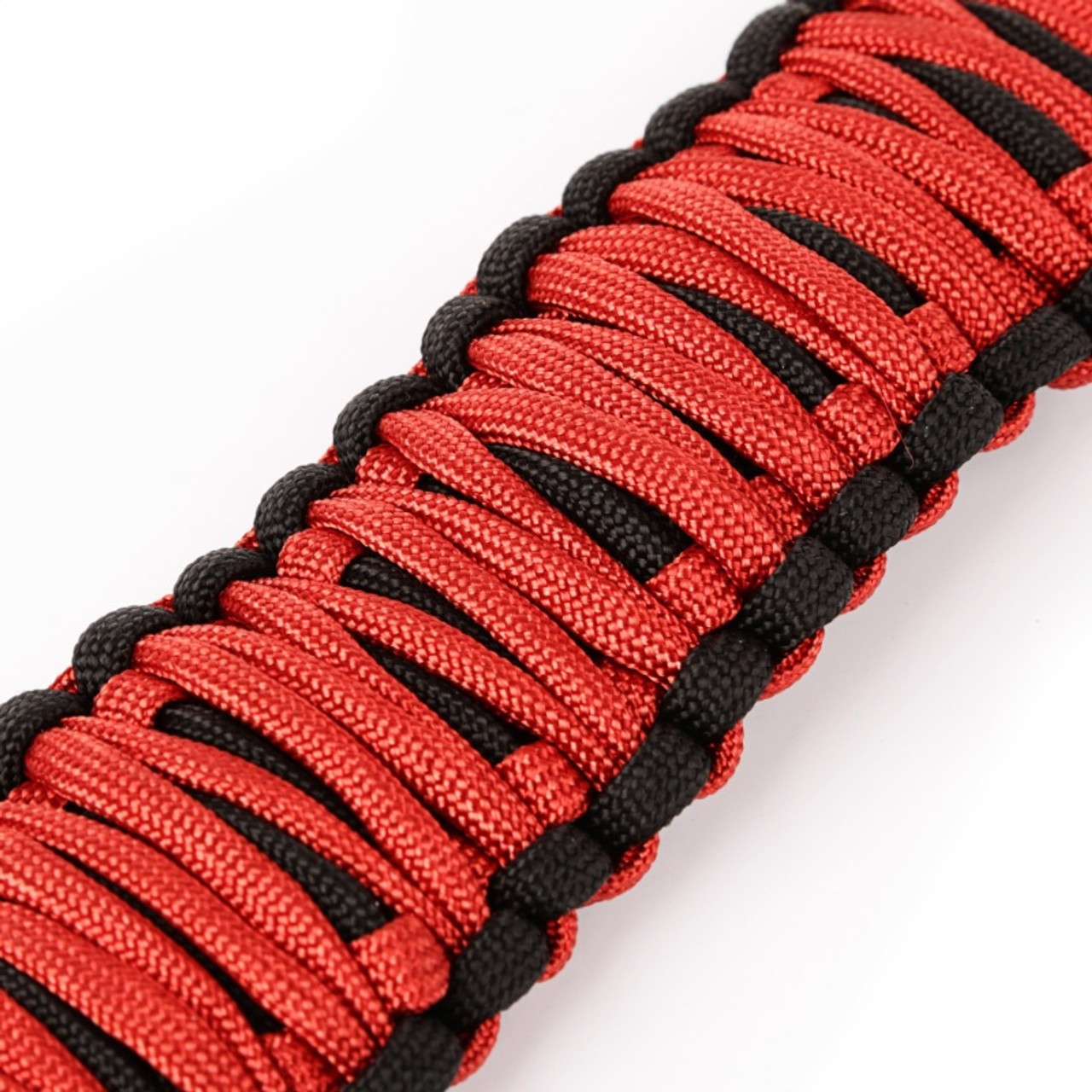 Rugged Ridge Paracord A-Pillar Grab Handle Red 07-18 Jeep Wrangler JK - 13305.80