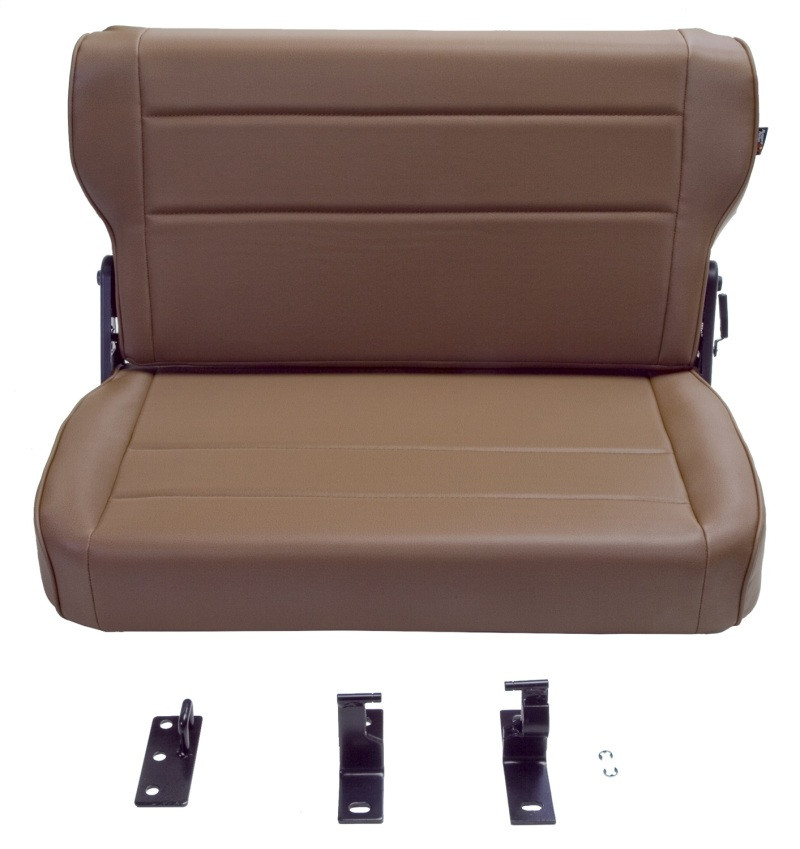 Rugged Ridge Fold & Tumble Rear Seat Spice 76-95 Jeep CJ / Jeep Wrangler - 13462.37