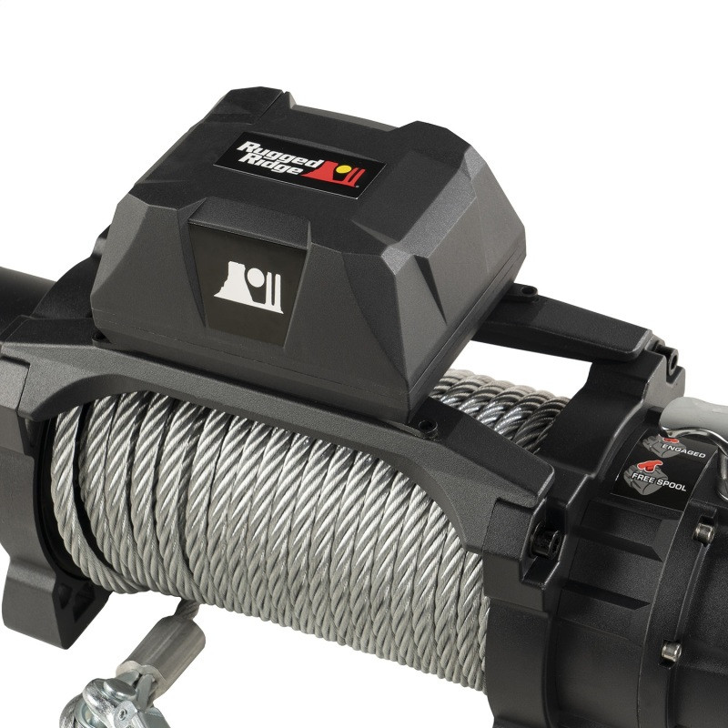 Rugged Ridge Trekker C12.5 Winch 12500lb Cable Wired - 15100.24