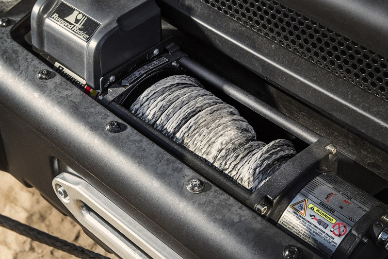 Rugged Ridge Synthetic Winch Line Dark Gray 7/16in x 90 Ft - 15102.12