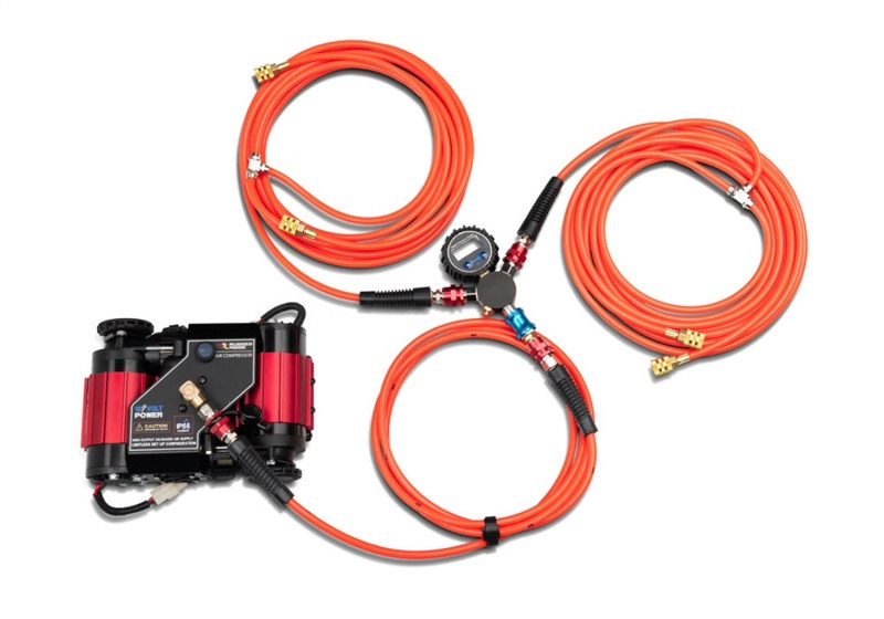 Rugged Ridge Twin Air Compressor Kit 12V 150PSI Max Output - 15104.61