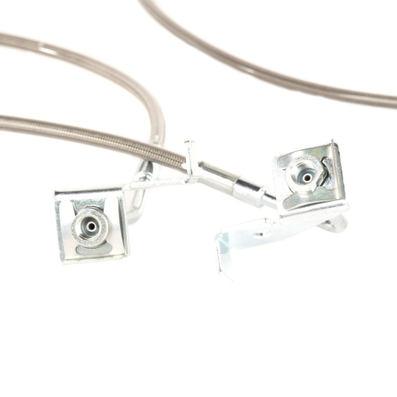 Rugged Ridge Brake Hose Kit Braided Stainless 07-18 Jeep Wrangler - 16734.10