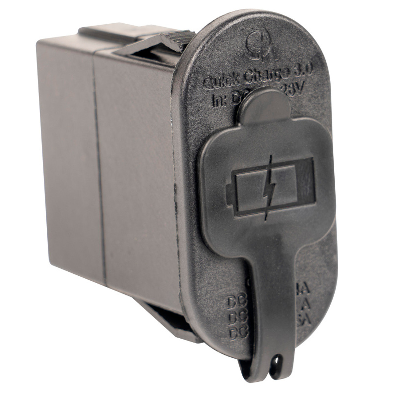 Rugged Ridge Dual USB Port With Qi capabilities 3.0 - 17235.16