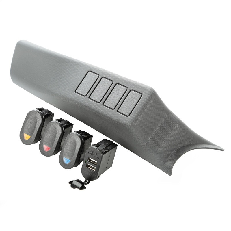 Rugged Ridge A-Pillar Pod Kit 3 Switch USB 07-10 JK/JKU - 17235.88