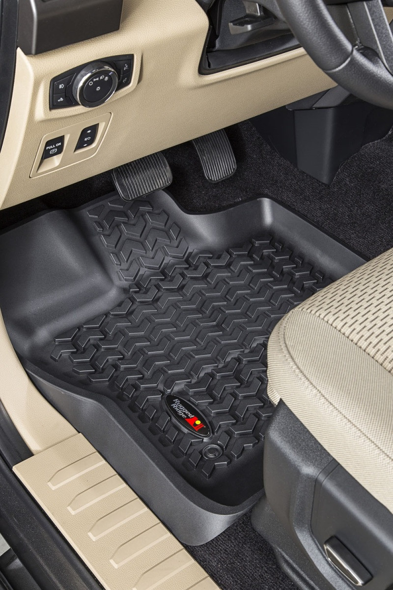 Rugged Ridge Floor Liner Front Black 2015-2020 Ford F-150 / Raptor / Extended / Super Crew Cab - 82902.33