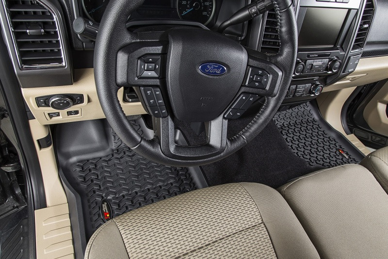 Rugged Ridge Floor Liner Front Black 2015-2020 Ford F-150 / Raptor / Extended / Super Crew Cab - 82902.33