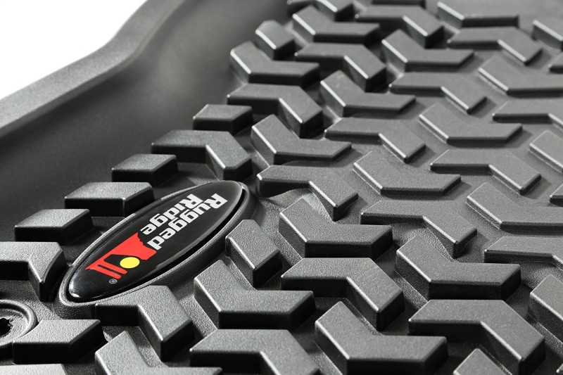 Rugged Ridge Floor Liner Front/Rear Black 2015-2017 Ford F-150 / Raptor - 82987.05
