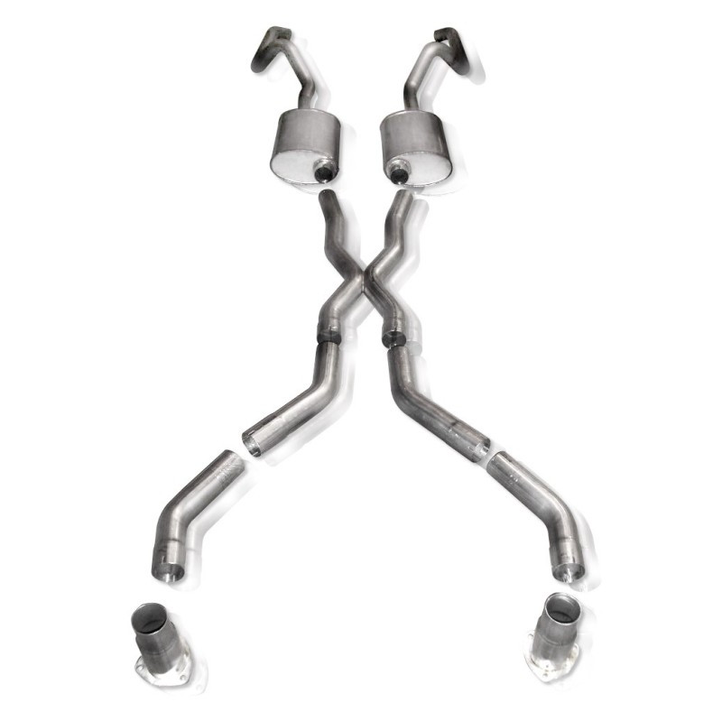 Stainless Works Chevy Camaro 1967-69 Exhaust 2.5in X-Pipe - CA676925CSAR