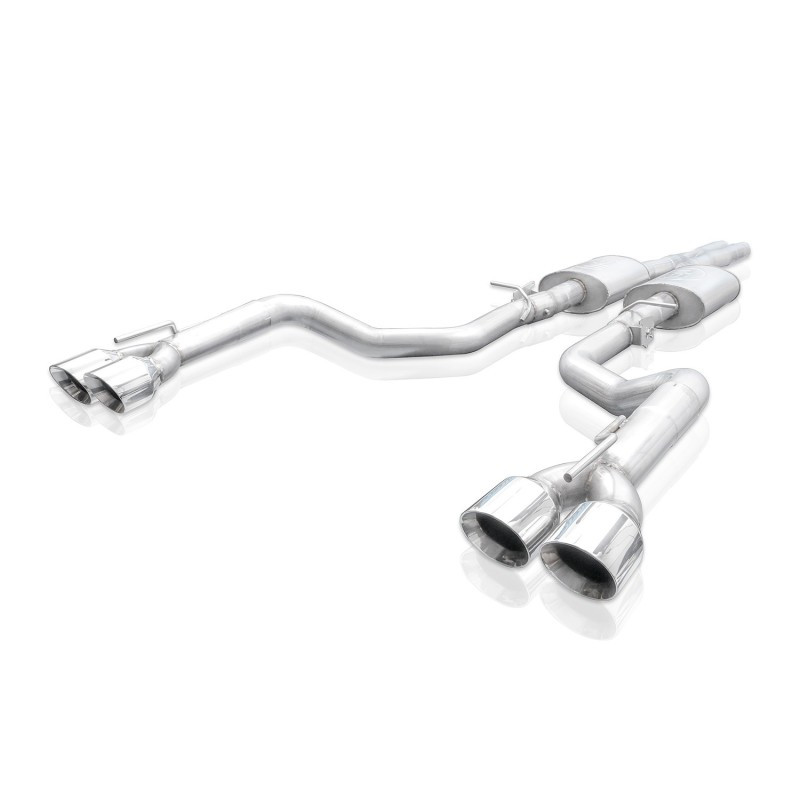 Stainless Works Legend Series Catback Exhaust - Quad Polished Tips - Hellcat Challenger