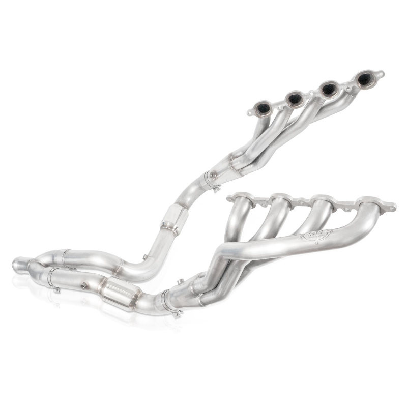 Stainless Works 2007-13 Chevy Silverado/GMC Sierra Headers 1-7/8in Primaries High-Flow Cats Y-Pipe - CT07HCATY